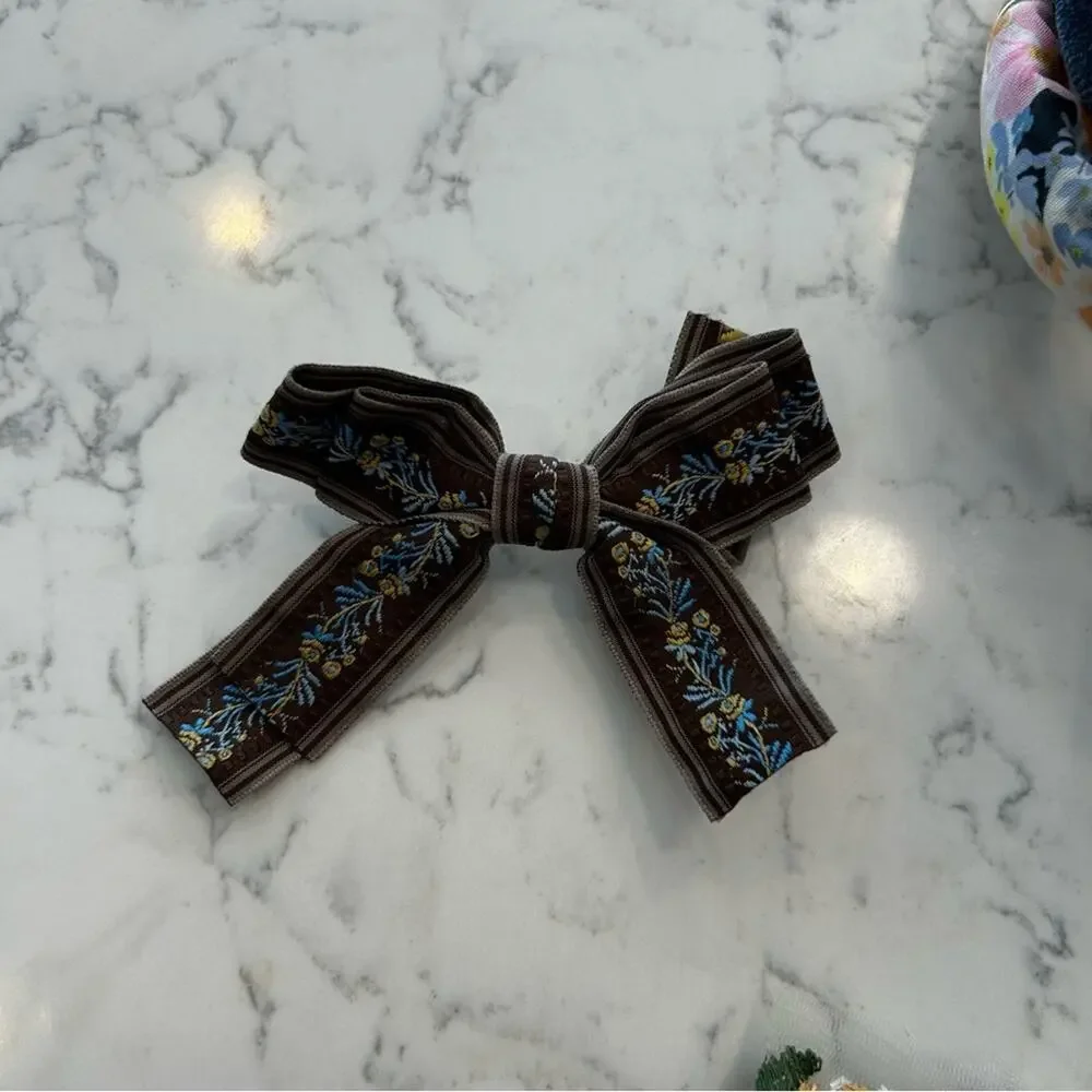 Lot of 5 Hair Accessories Headbands Clips Bow